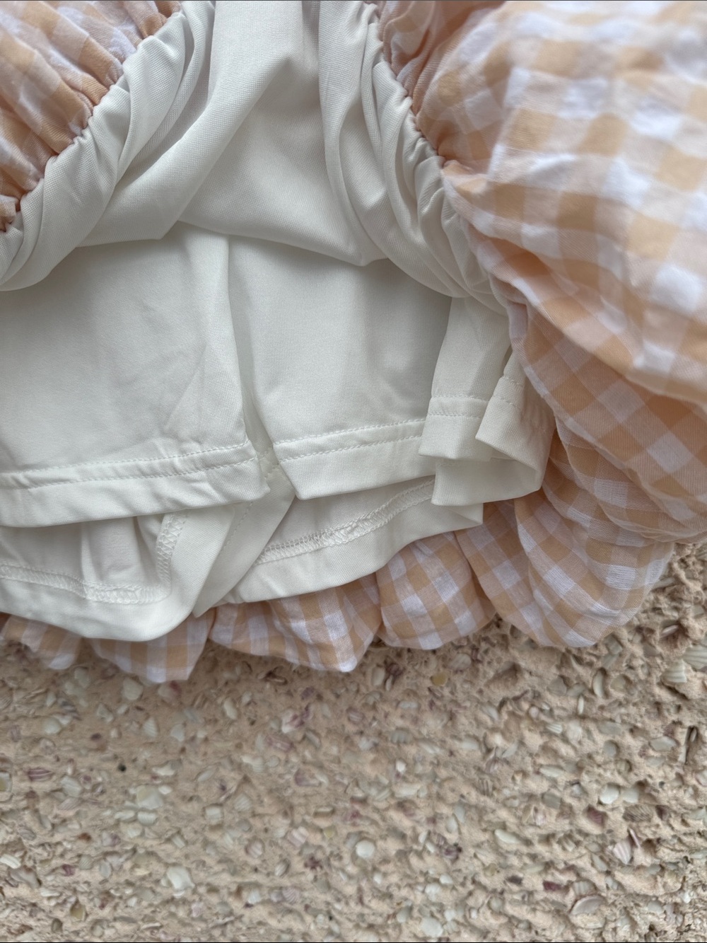 Tatum Gingham Bubble Skort by Wenrine - Picture 5 of 7